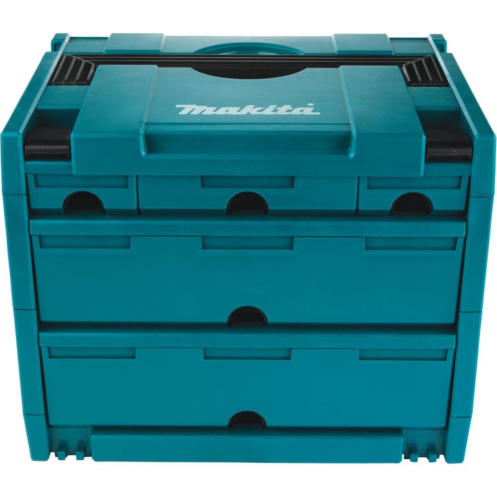 Makita MAKPAC 5 Drawer Interlocking Case 12 1/2 x 15 1/2 x 11 5/8 ;