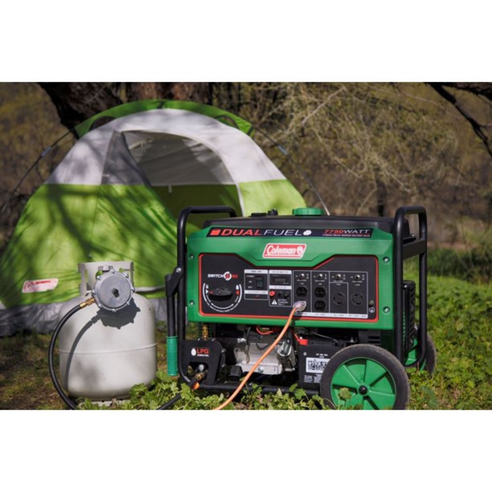 Coleman Dual Fuel Generator 7750W ;