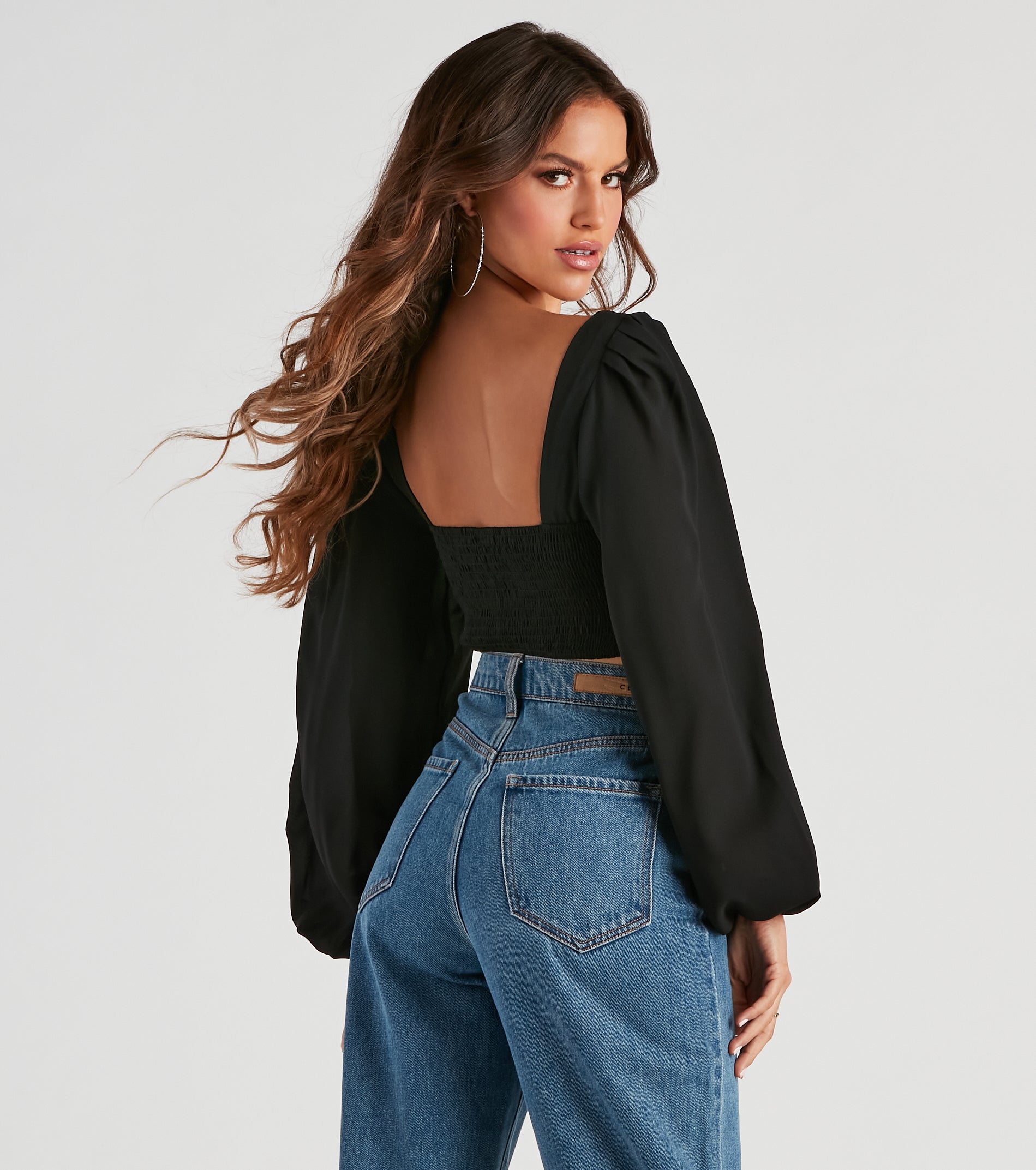 Day Dreams Corset Crepe Top