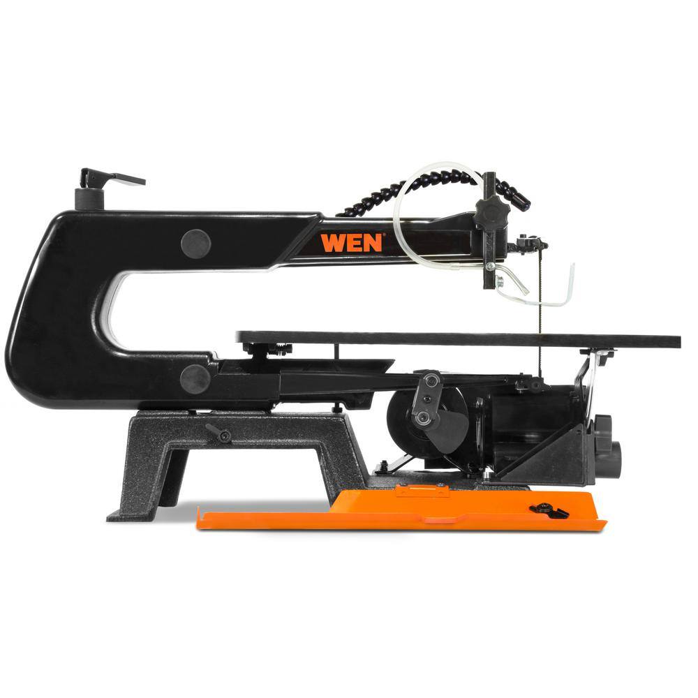 WEN 16 in. Variable Speed Scroll Saw with Easy-Access Blade Changes and Work Light 3923