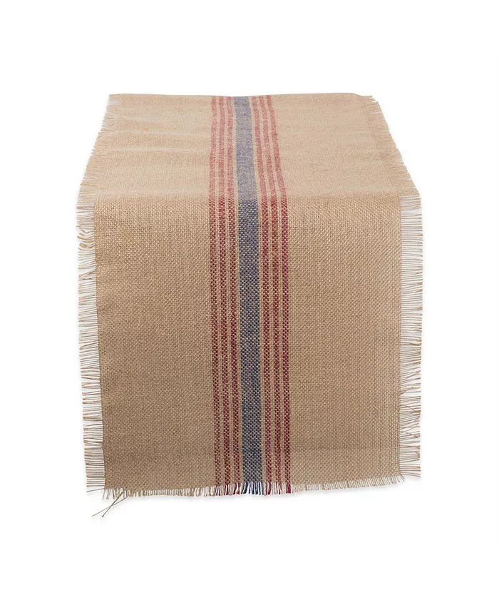 Design Imports Burlap Table Runner 14 x 108