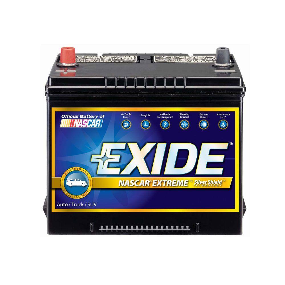 Exide Extreme 12 volts Lead Acid 6-Cell 86 Group Size 640 Cold Cranking Amps (BCI) Auto Battery 86X