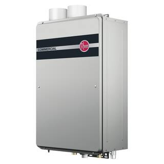 Rheem Commercial 9.5 GPM Liquid Propane High Efficiency Indoor Tankless Water Heater RTGH-C95DVLP