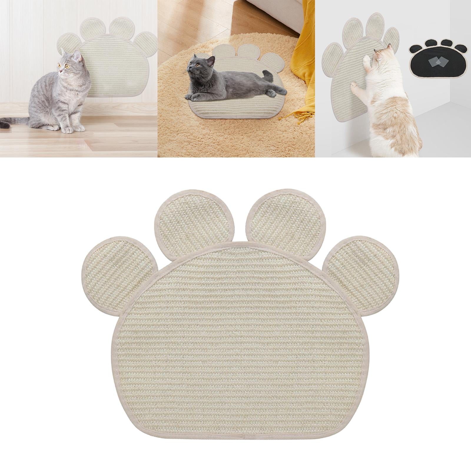 Cat Scratcher Mat Grinding Claws Horizontal Protecting Kitty Scratching Pad Furniture Protector Cat Scratch for Wall Couch Chair