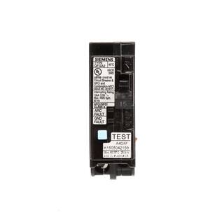 Siemens 15-Amp AFCIGFCI Dual Function-Circuit Breaker Q115DFP