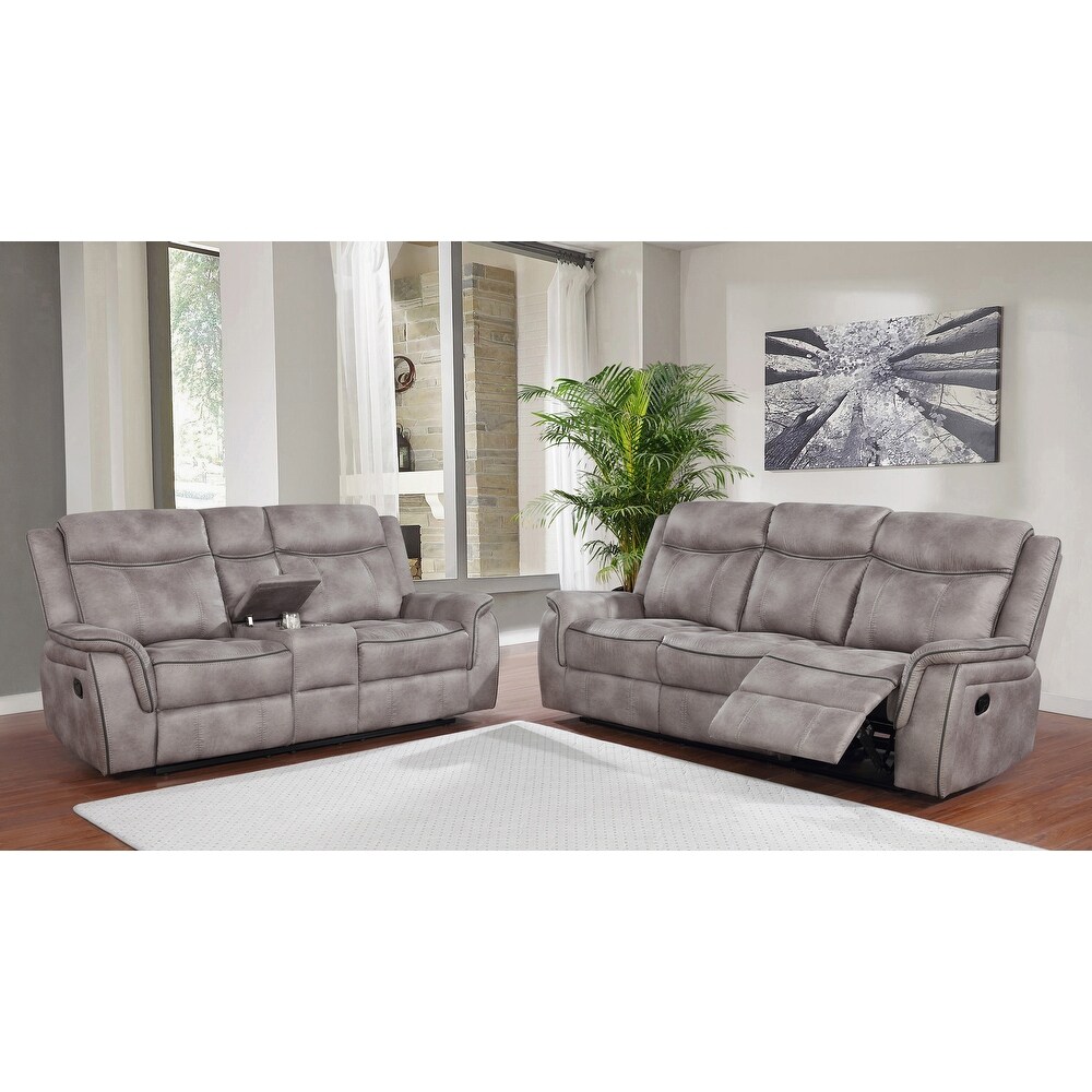 Coaster Furniture Lawrence 2 piece Upholstered Tufted Living Room Set