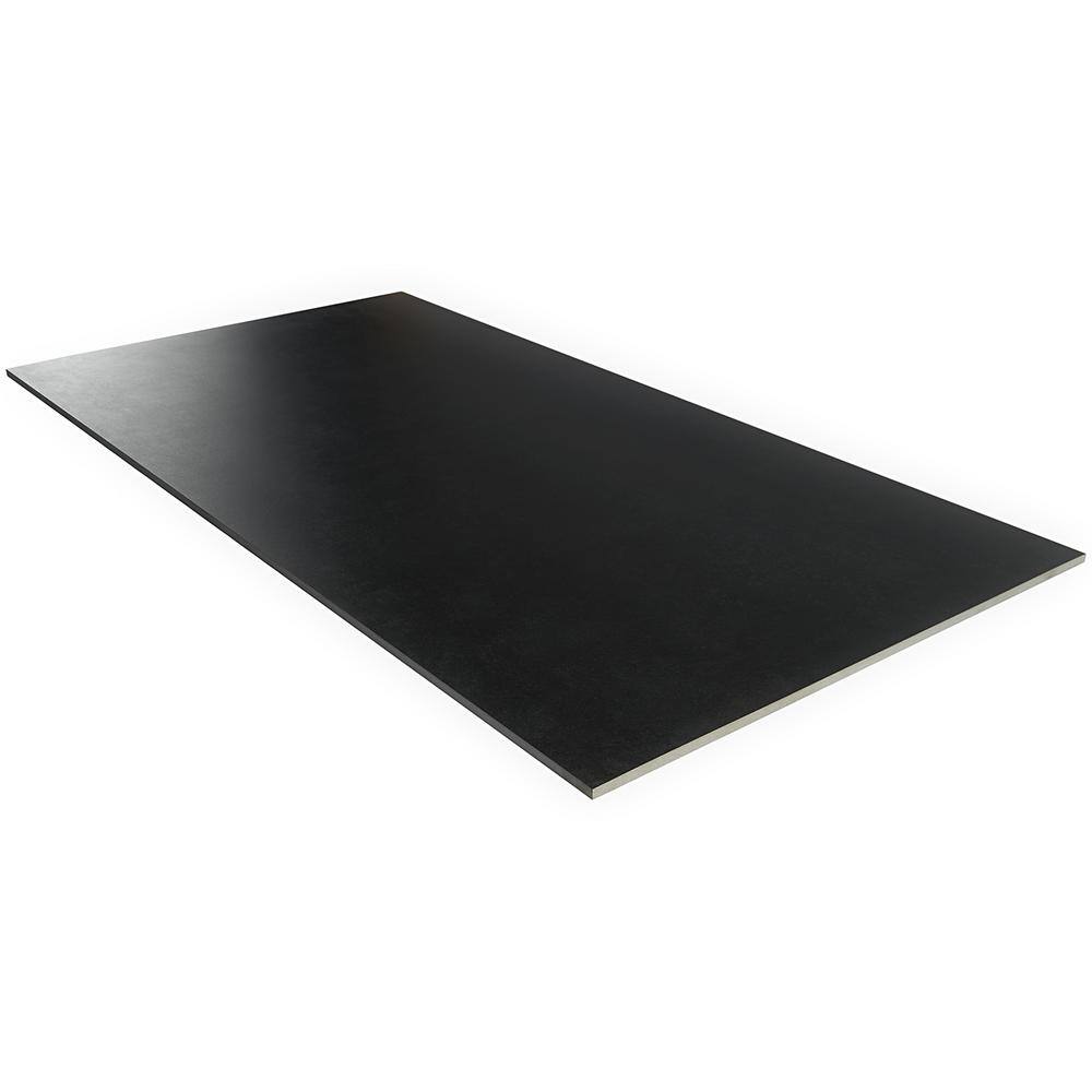 Ivy Hill Tile Stria Black 23.62 in. x 47.24 in. Matte Porcelain Floor and Wall Tile (15.49 sq. ft.Case) EXT3RD106201