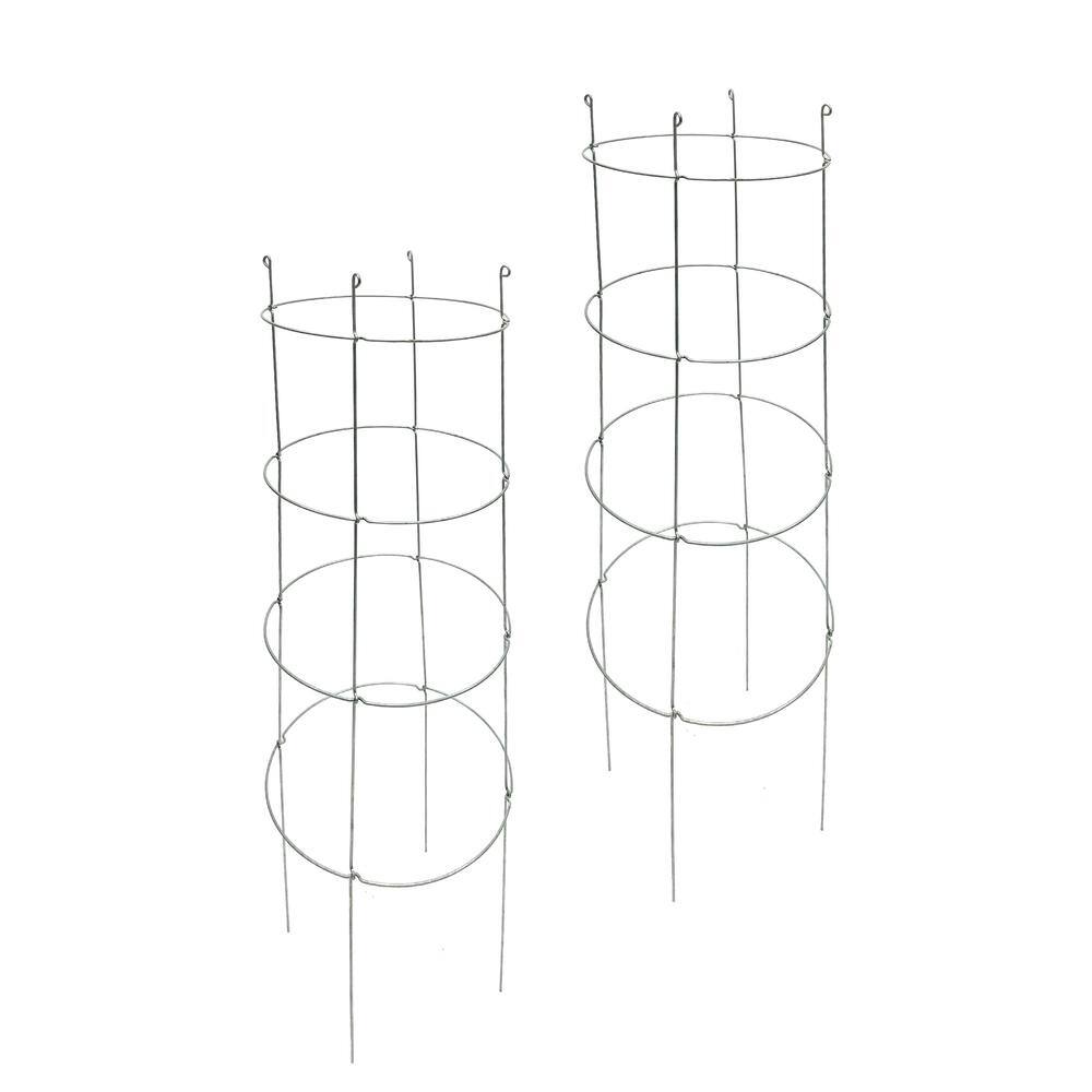 Glamos Wire Products Glamos Wire 54 in. Heavy-Duty Collapsible Tomato Cages (2-Pack) 726073-2