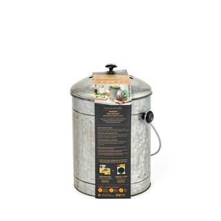 Behrens 1.5 Gal. Aged Galvanized Compost Pail Y19CC1