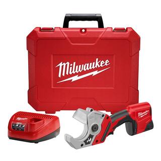 MW M12 12V Lithium-Ion Cordless PVC Shear Kit W M12 HACKZALL Reciprocating Saw 2470-21-2420-20