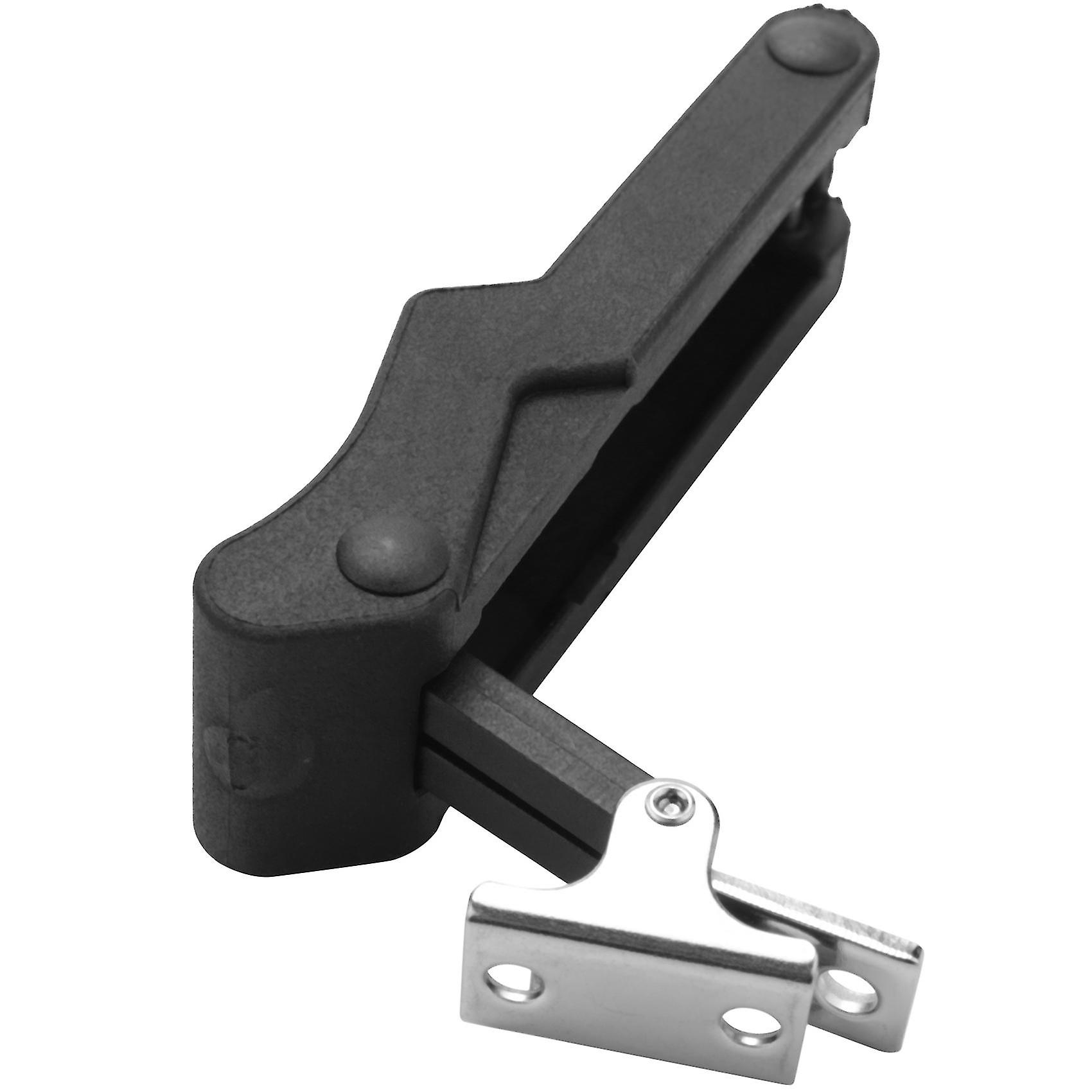 Flexible Door Draw Latch Lock 3.8 Inch Replacement Soft Rubber Black Over-center C7-10