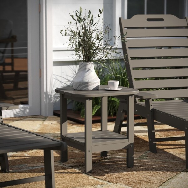 AllWeather Adirondack Style Patio Side Table