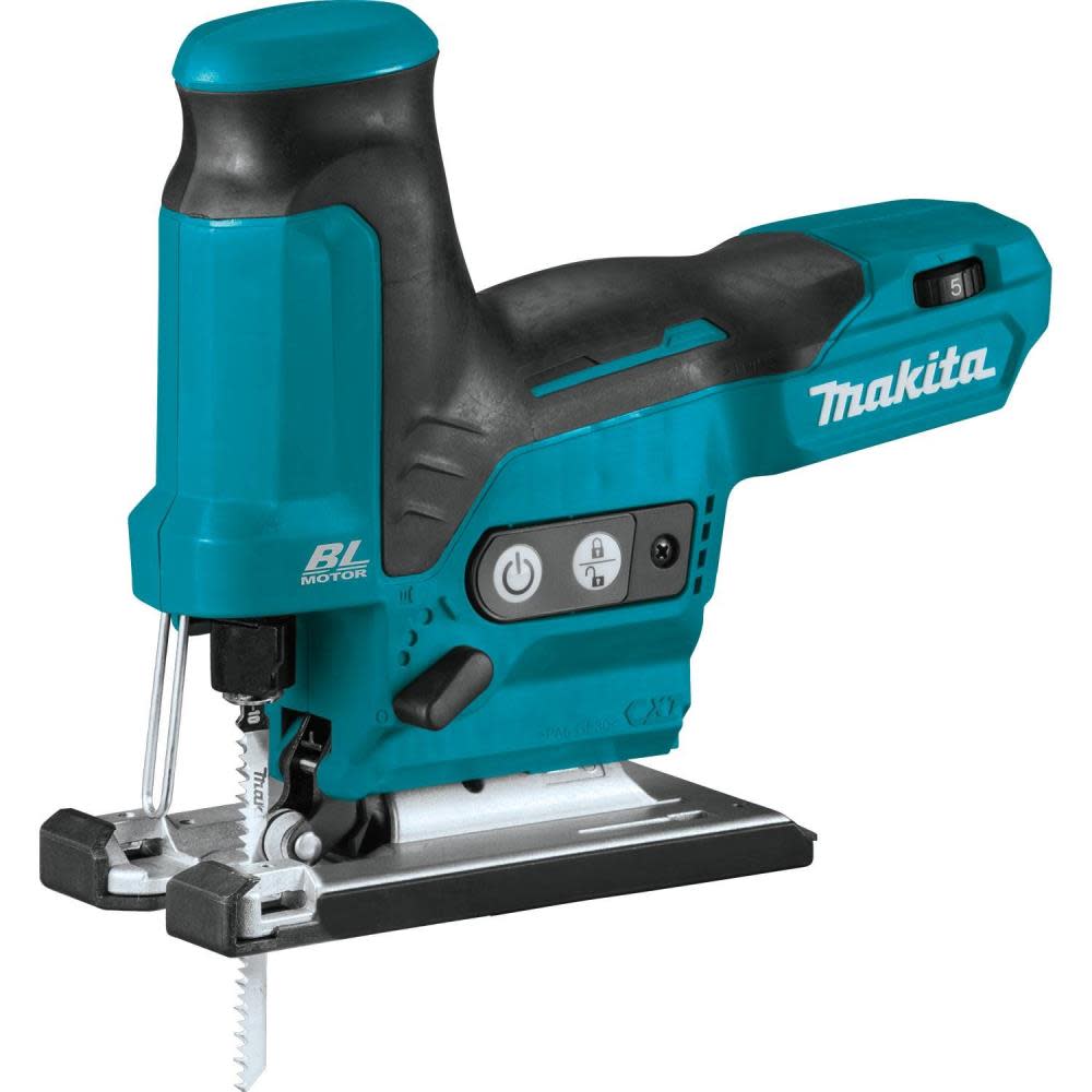 Makita 12V Max CXT Lithium-Ion Brushless Cordless Barrel Grip Jig Saw Tool Only VJ05Z from Makita