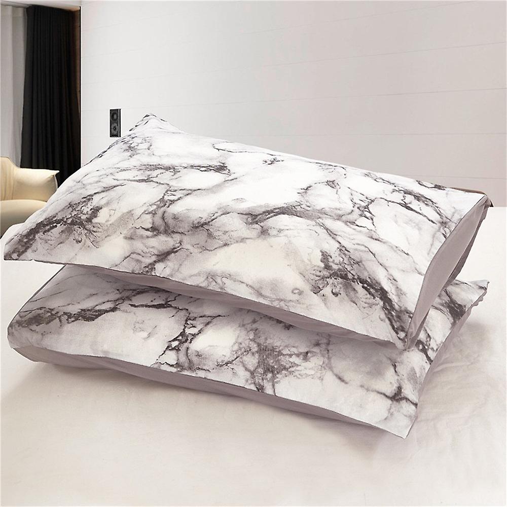 2pcs/set Duvet Cover and 1pcs Pillowcase Bedding Sets Bedclothes Home Bedroom Supplies  Blackandsize 4