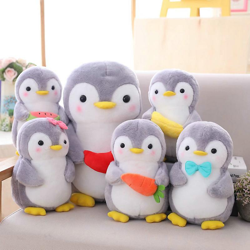 Born Pretty Creative Cudding Fruit Penguin Plush Stuffed Toys Cute Couple Penguin Plush Doll Kids Toy Home Decor Toys For Children Birthday