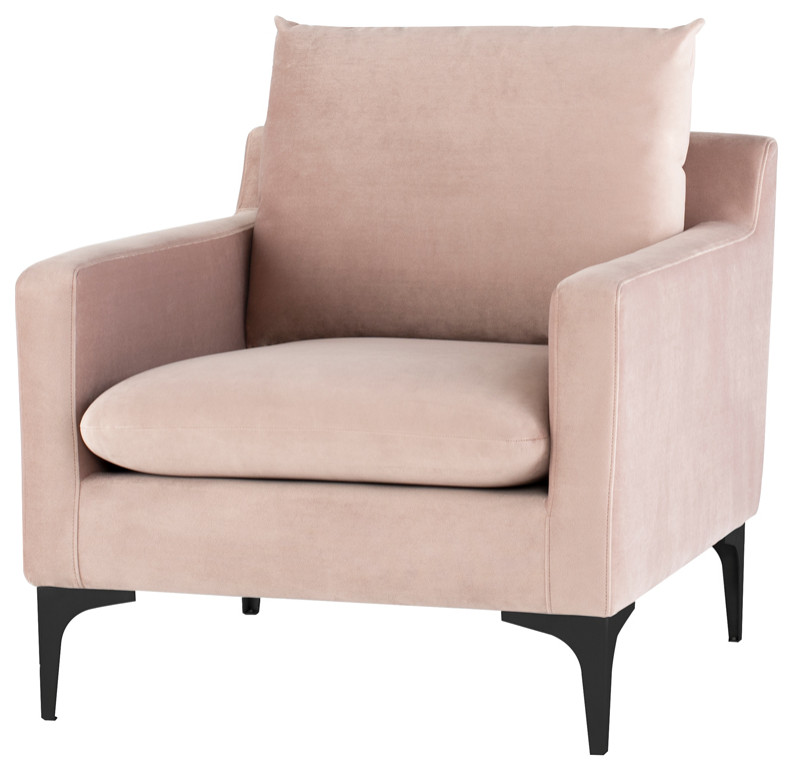 Anders Single Seat Sofa With Legs   Midcentury   Armchairs And Accent Chairs   by Nuevo  Houzz