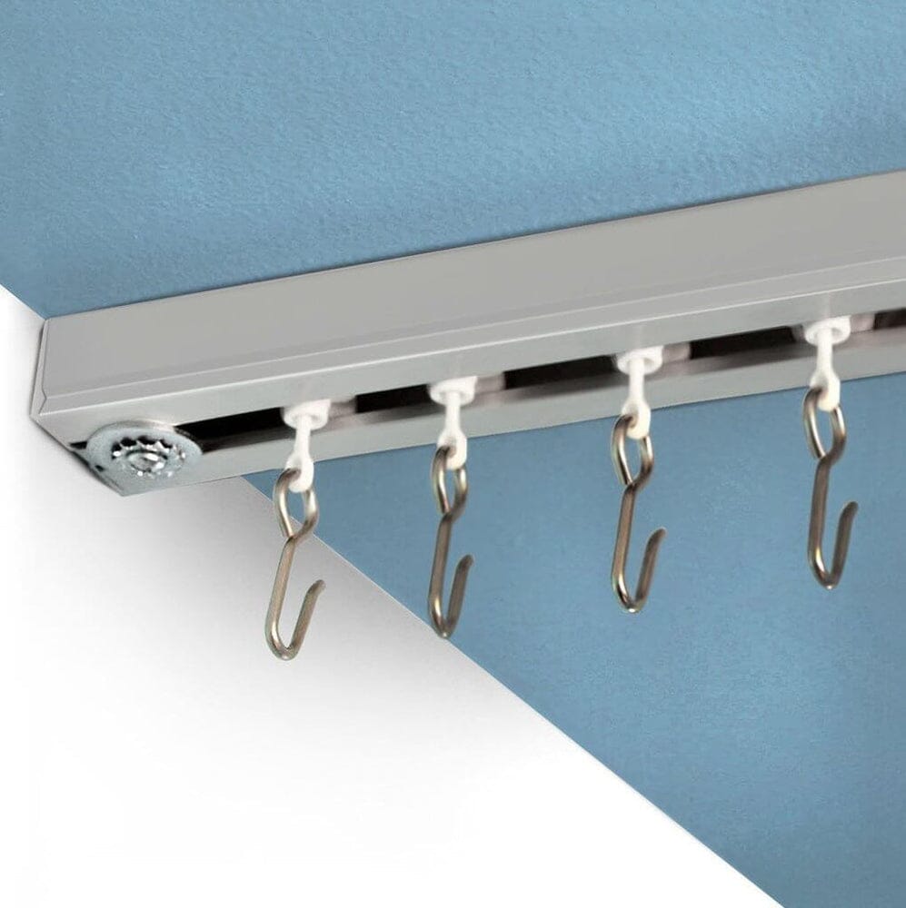 Ceiling Track Room Divider: Ceiling Curtain Track up to 36ft