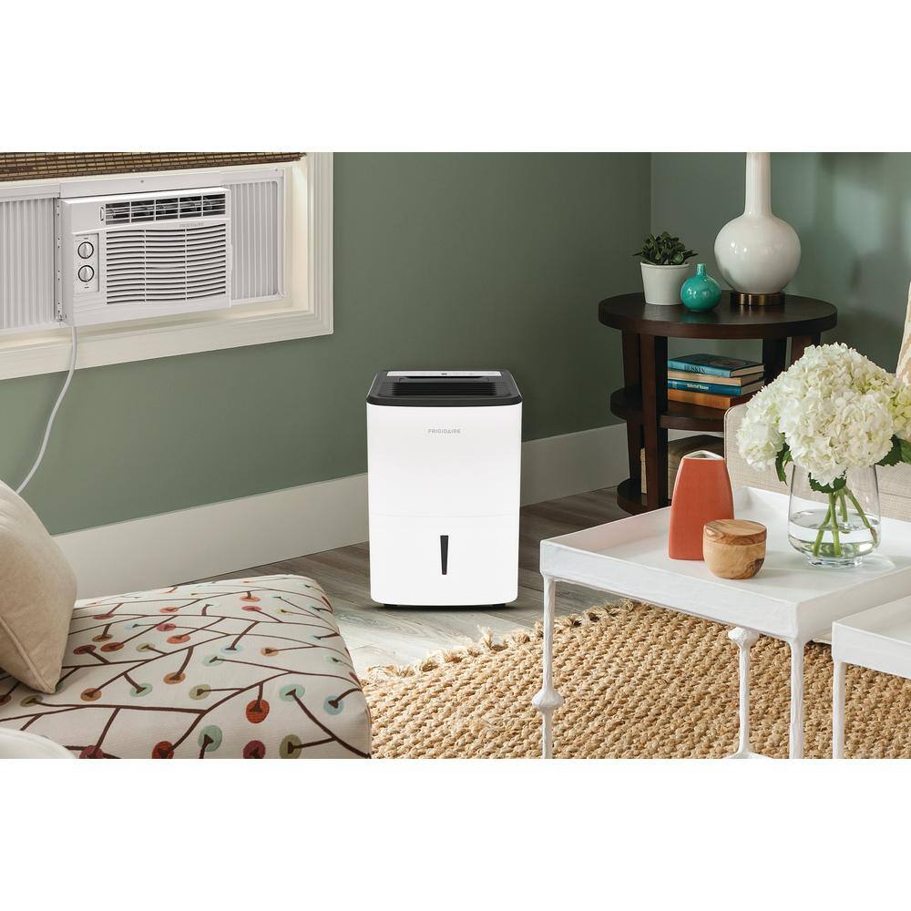 Frigidaire High Humidity 50-Pint Capacity Dehumidifier with Built-in Pump FFAP5033W1