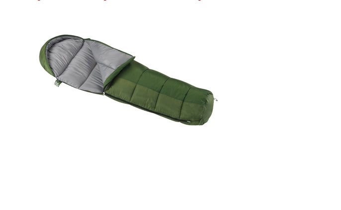 Wenzel Backyard 30-Degree to 40-Degree Youth Mummy Sleeping Bag, Green, 26"x66"