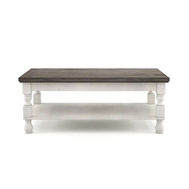 Philoree Farmhouse Coffee Table Antique White Homes Inside Out