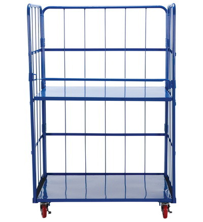 Vestil ROL 3143 2 blue nestable roller container 2...