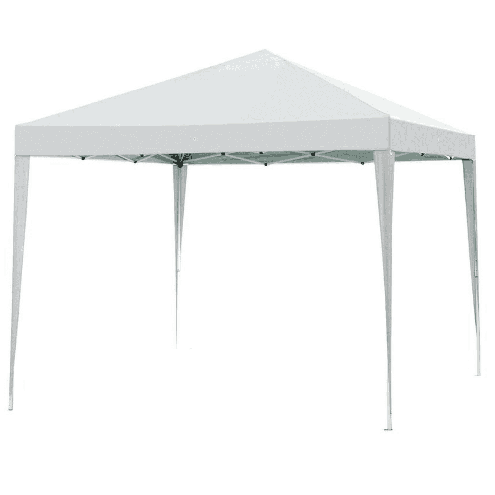 Impact Canopy 10' x 10' Canopy Tent Gazebo with Dressed Legs, White