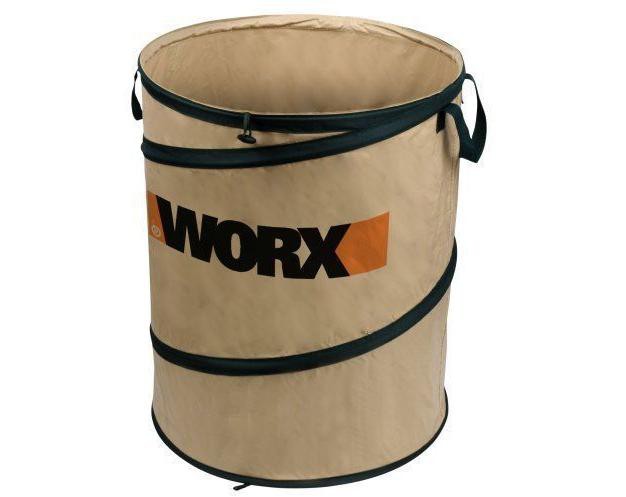 Worx Wa0030 Landscaping 26 gallon Collapsible Yard Waste Bag leaf Bin