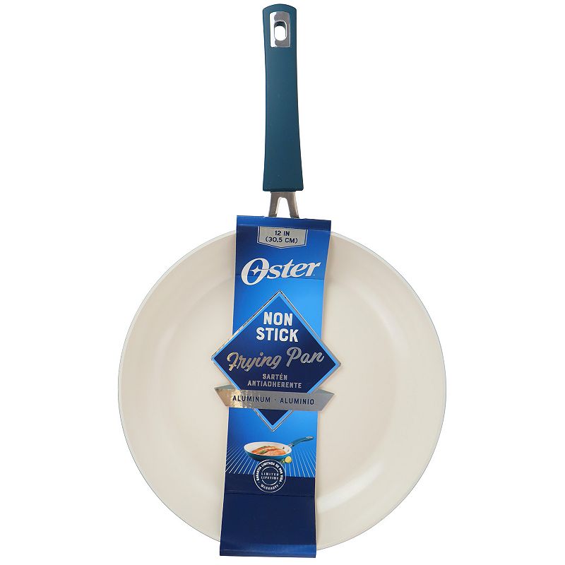 Oster Cocina Corbett 12 Inch Nonstick Aluminum Frying Pan in Blue