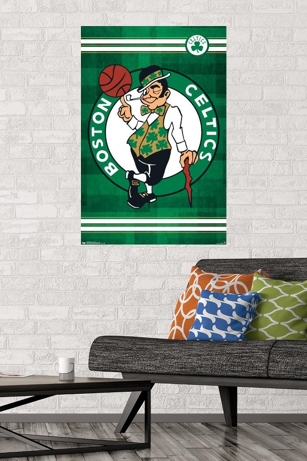 Trends International Nba Boston Celtics Logo 14 Unframed Wall Poster Prints