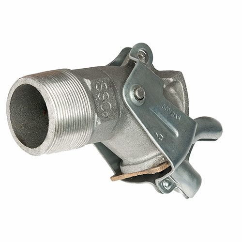 BASCO Aluminum Gate Valve 2 Inch NPT Inlet