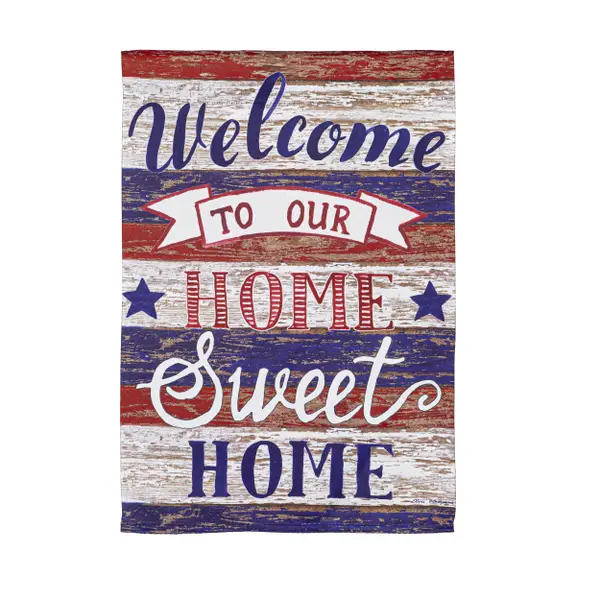 Evergreen Enterprises Farmhouse Home Sweet Home Garden Flag