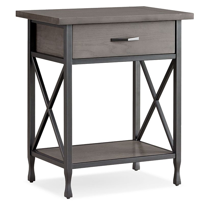 Leick Furniture Chisel and Forge Night Stand with Drawer