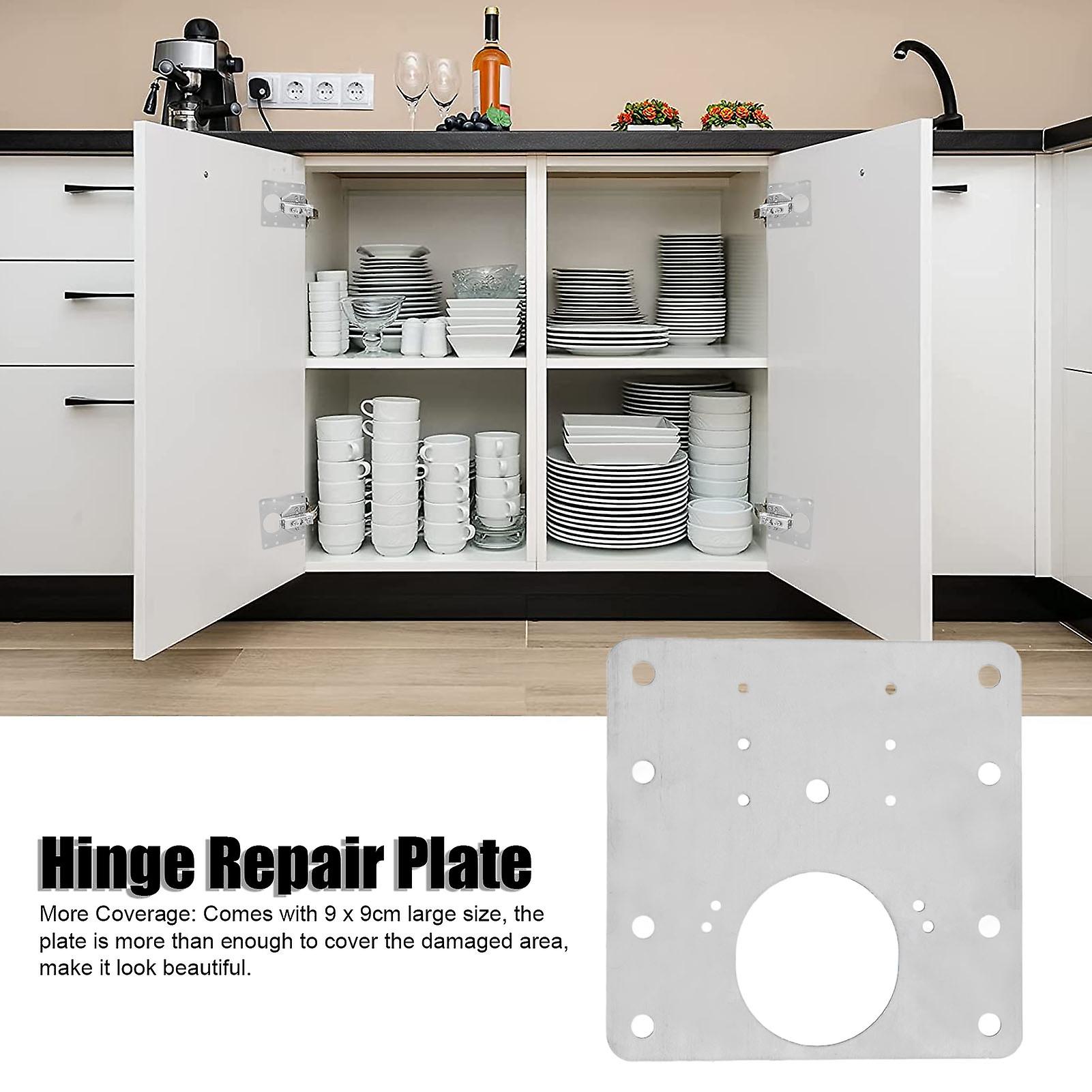 Hinge Mounting Plate Fix， Hinged Stainless Steel Door Panels， Professional Hinge Repair Kit For Reinforcement