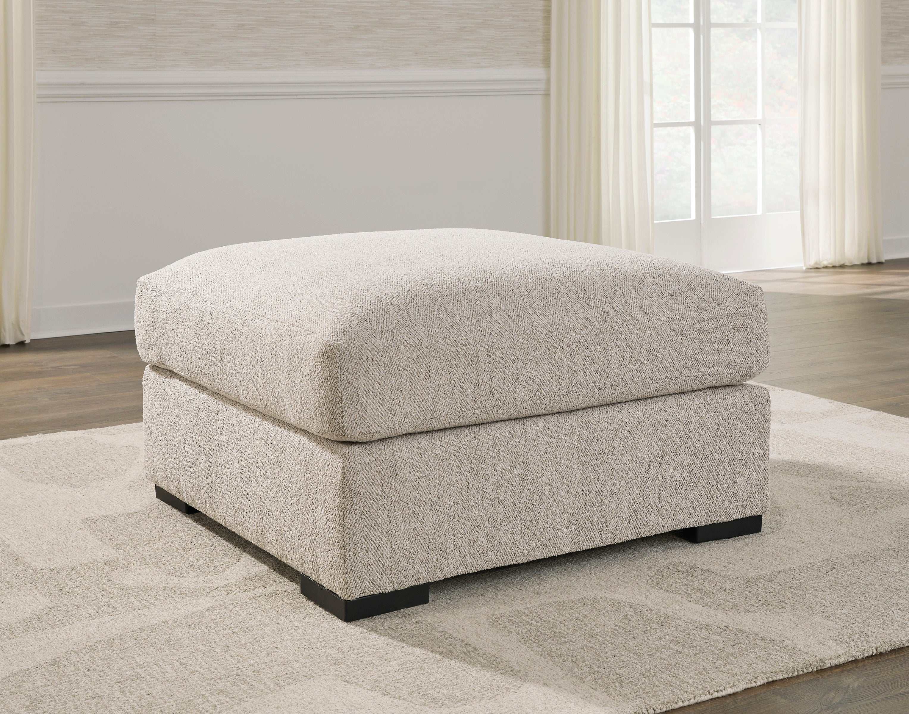 (Online Special Price) Ballyton Sand Oversized Accent Ottoman