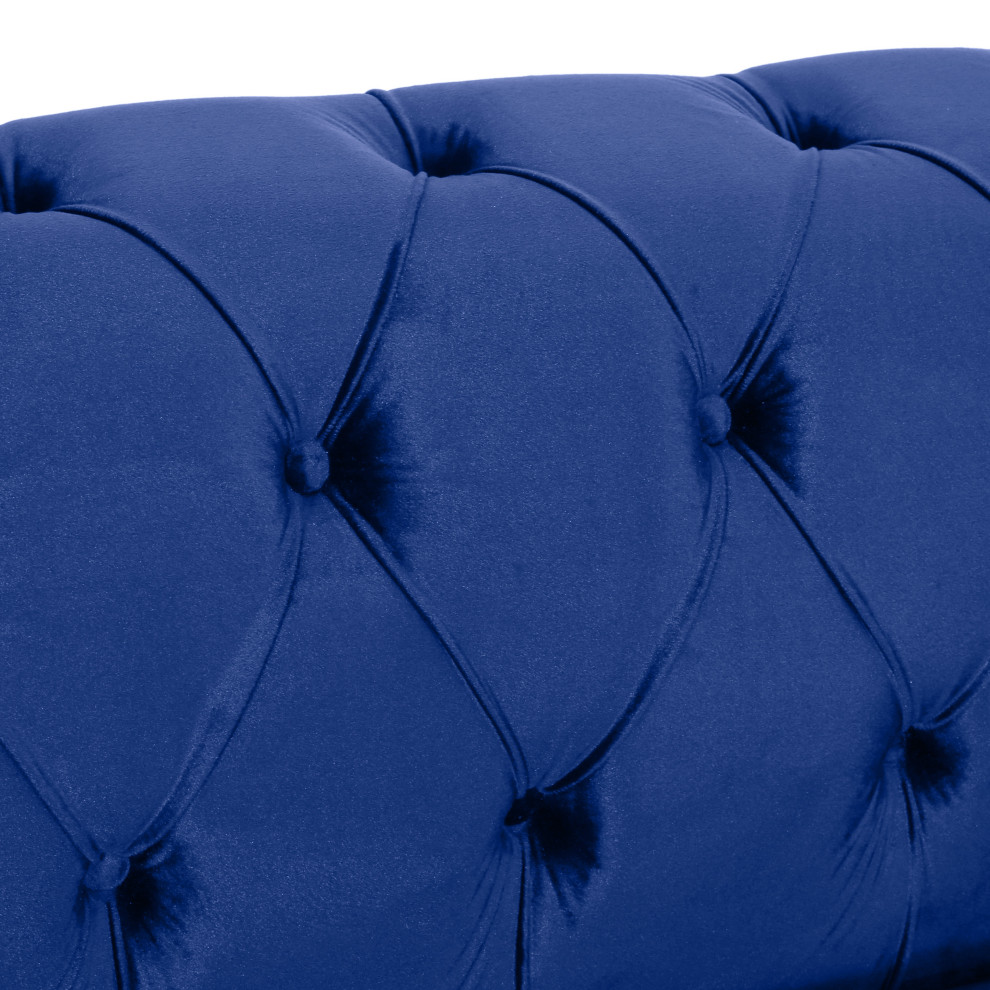 Marengo Contemporary Tufted 3 Seater Sofa   Traditional   Sofas   by GDFStudio  Houzz