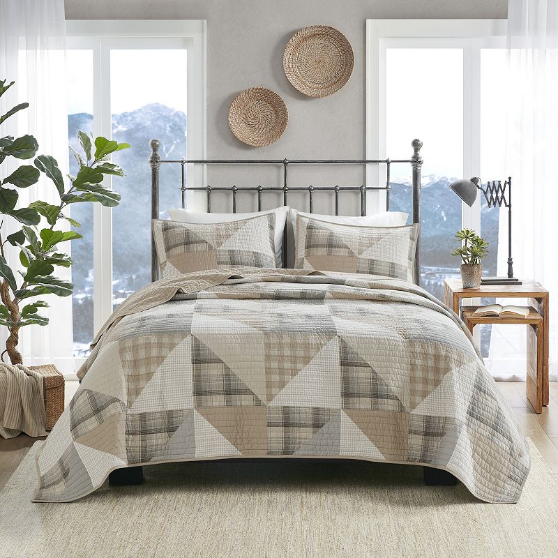 Woolrich Olsen Oversized Cotton Quilt Set With Shams