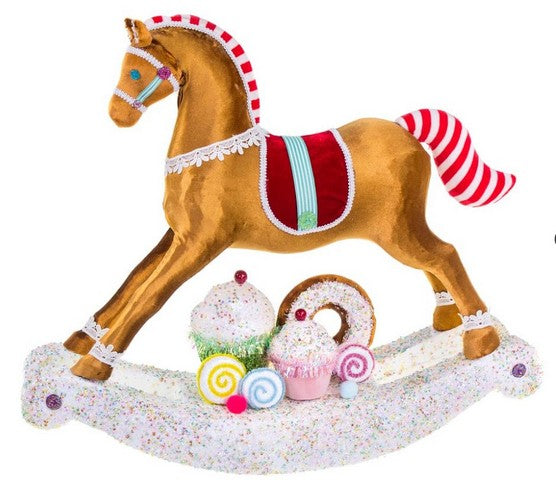 23 Brown Rocking Candy Gingerbread Horse