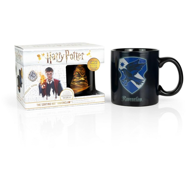 Underground Toys Harry Potter Ravenclaw 20oz Heat Reveal Ceramic Coffee Mug Color Changing Cup