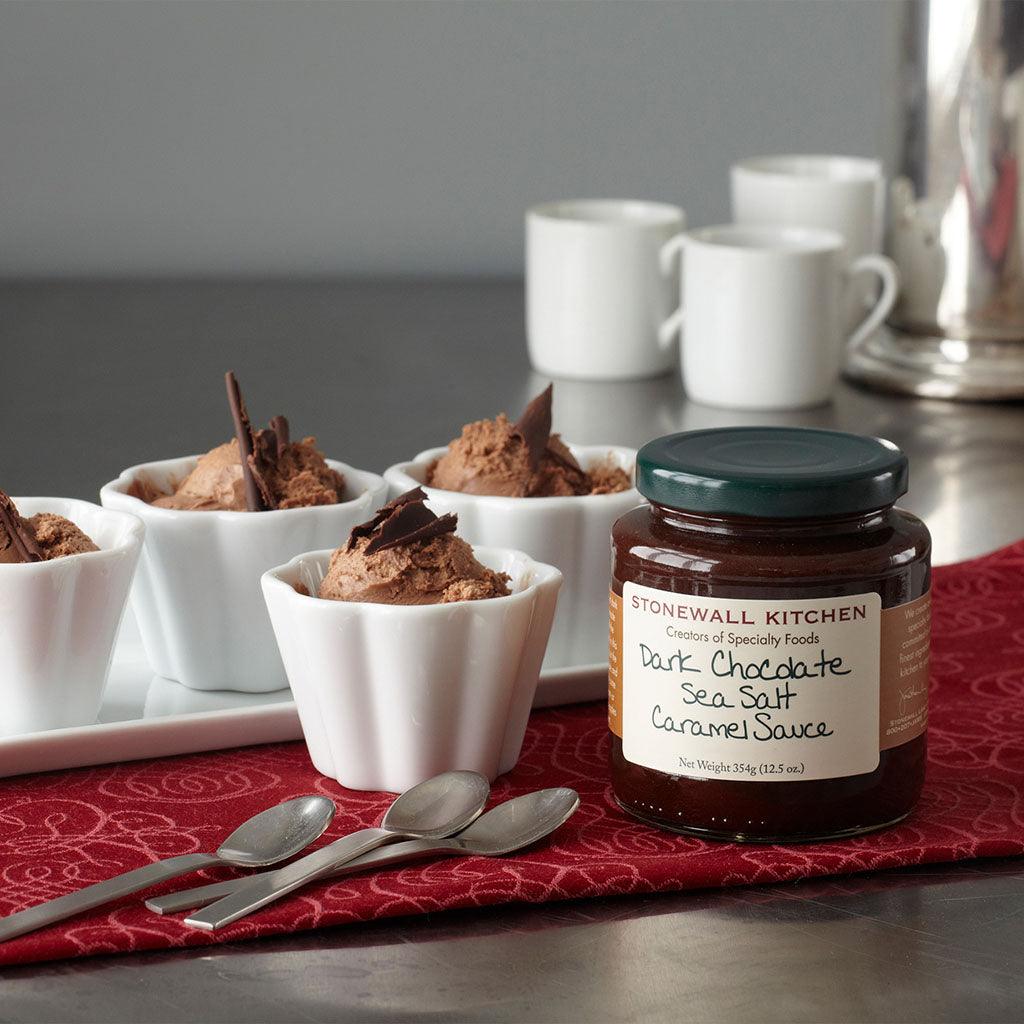 Stonewall Kitchen  Dark Chocolate Sea Salt Caramel Sauce