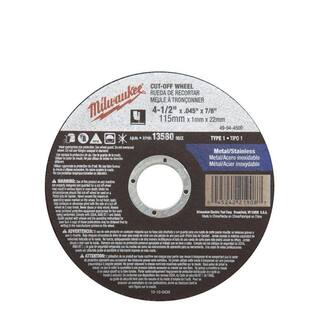 MW 4-12 in. x 0.045 in. x 78 in. Cut-Off Wheel (Type 27) 49-94-4505