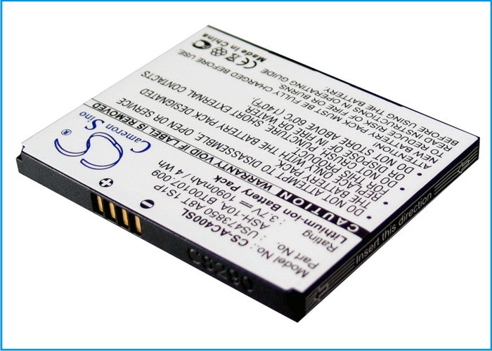 Acer beTouch E400 beTouch E400B neoTouch P400 Replacement Battery BatteryClerkcom Mobile Phone