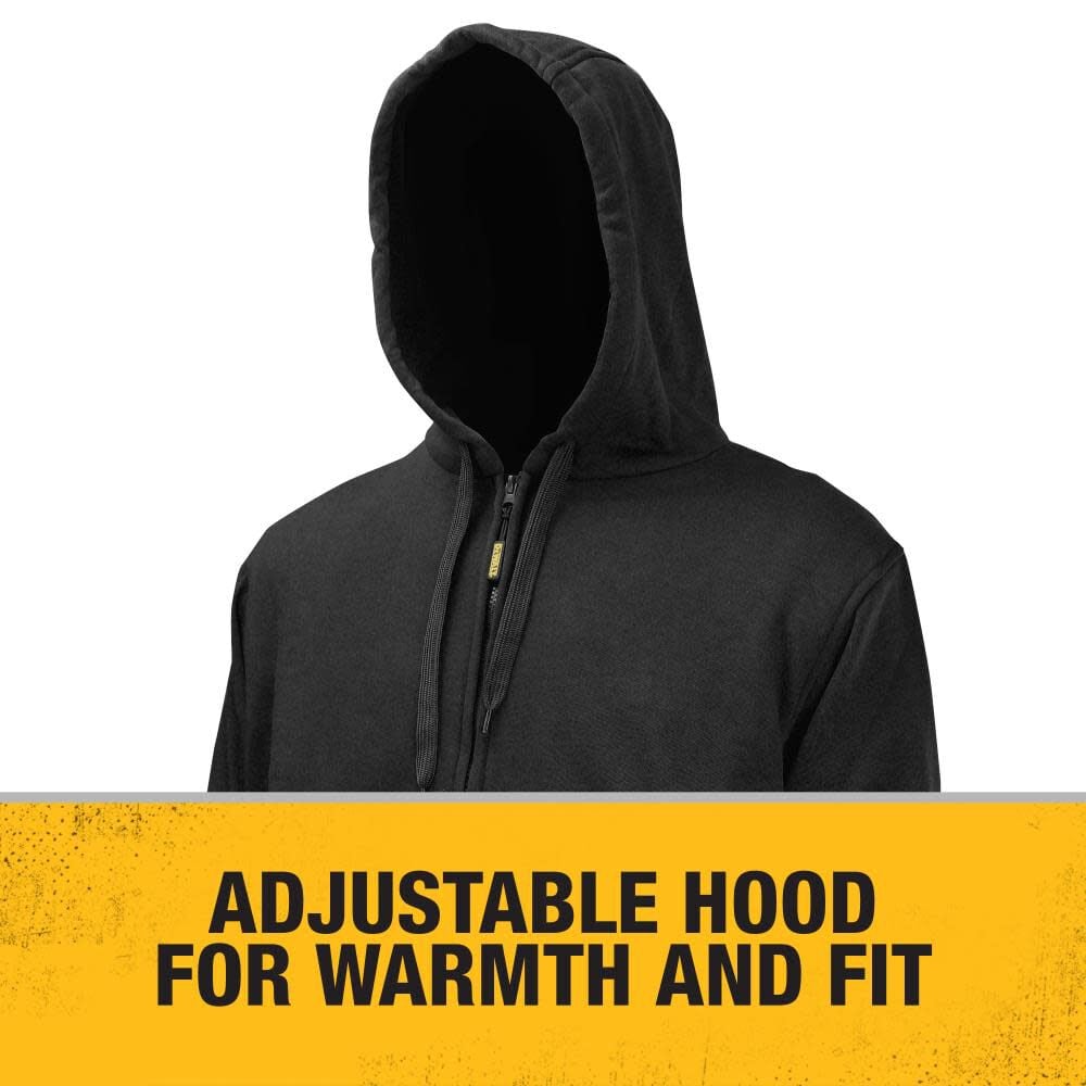 DW 20V Max Mens Heated Bare Tool Hoodie 2X Black DCHJ067B-2XL from DW