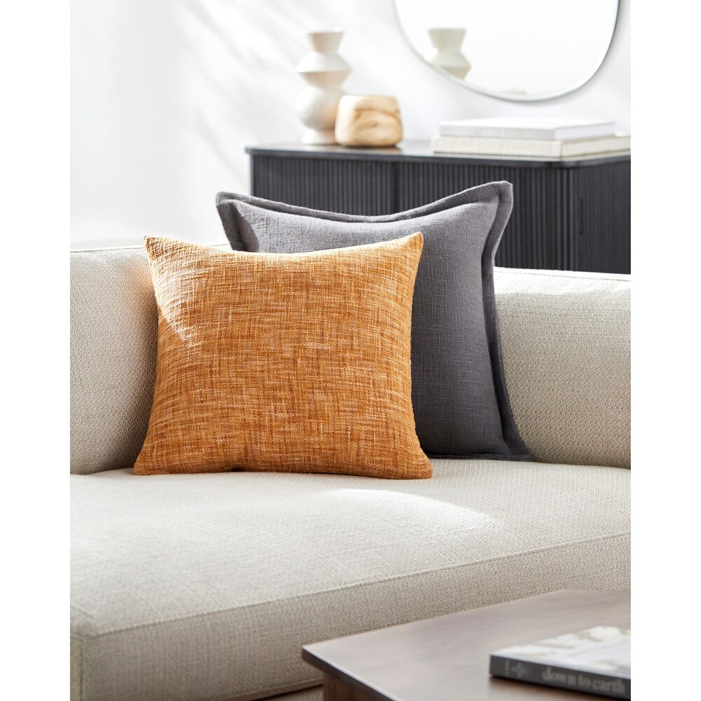 Tasia Modern   Contemporary Solid Color Accent Pillow