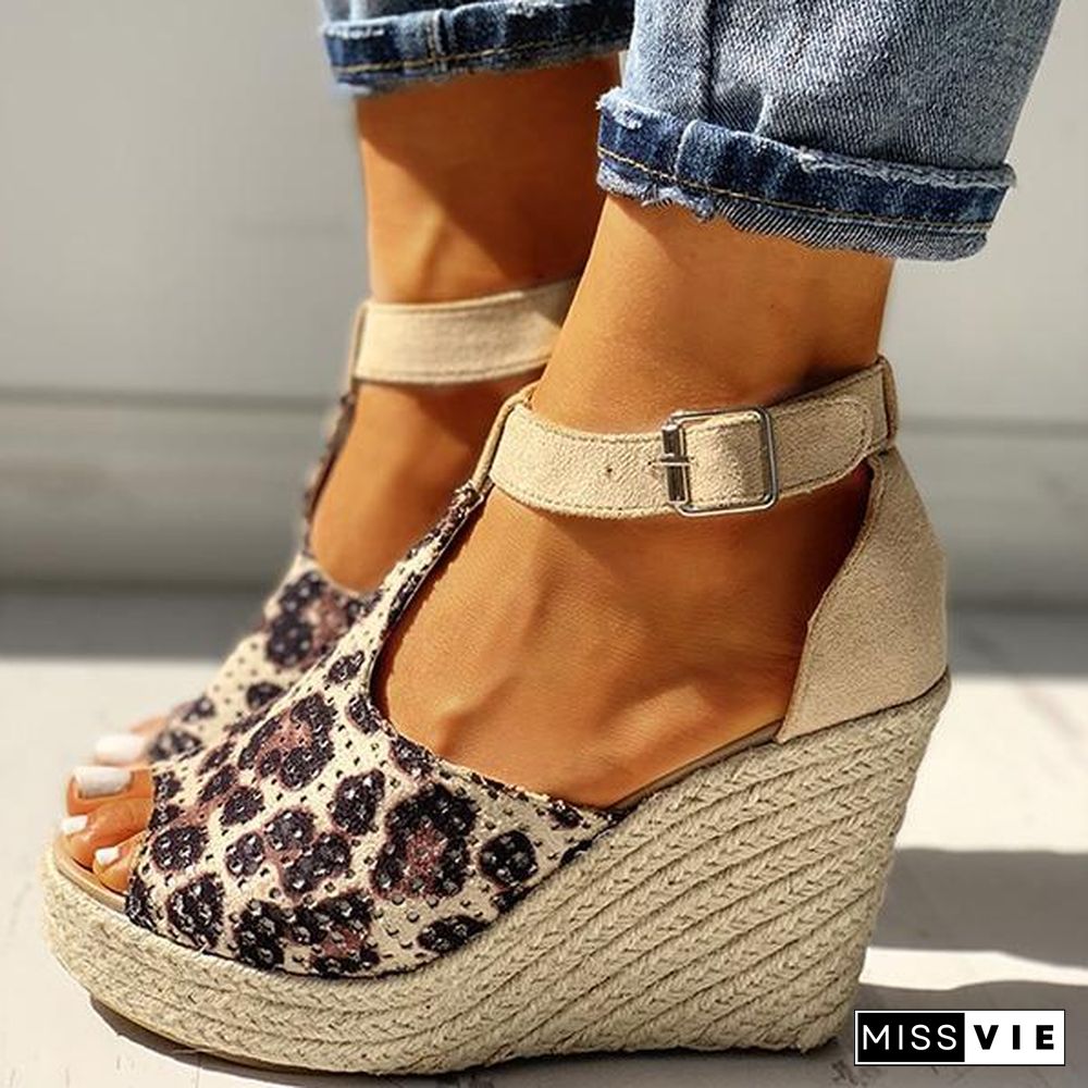 Women Summer Fish Mouth Wedge Sandals