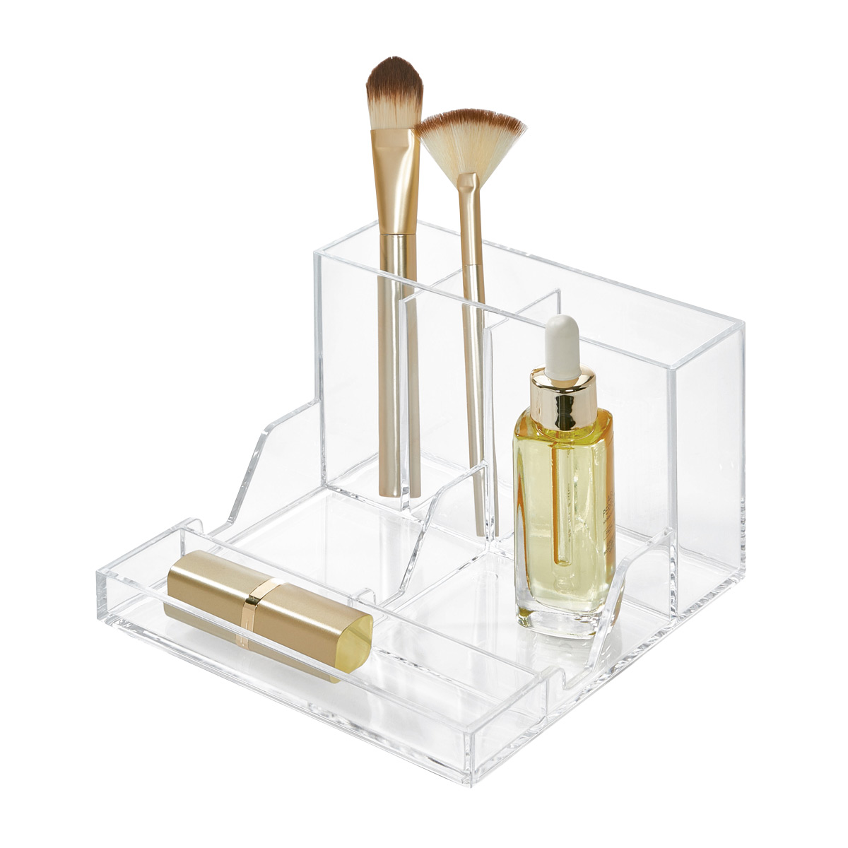 iDesign Clarity Stackable Makeup Organizer