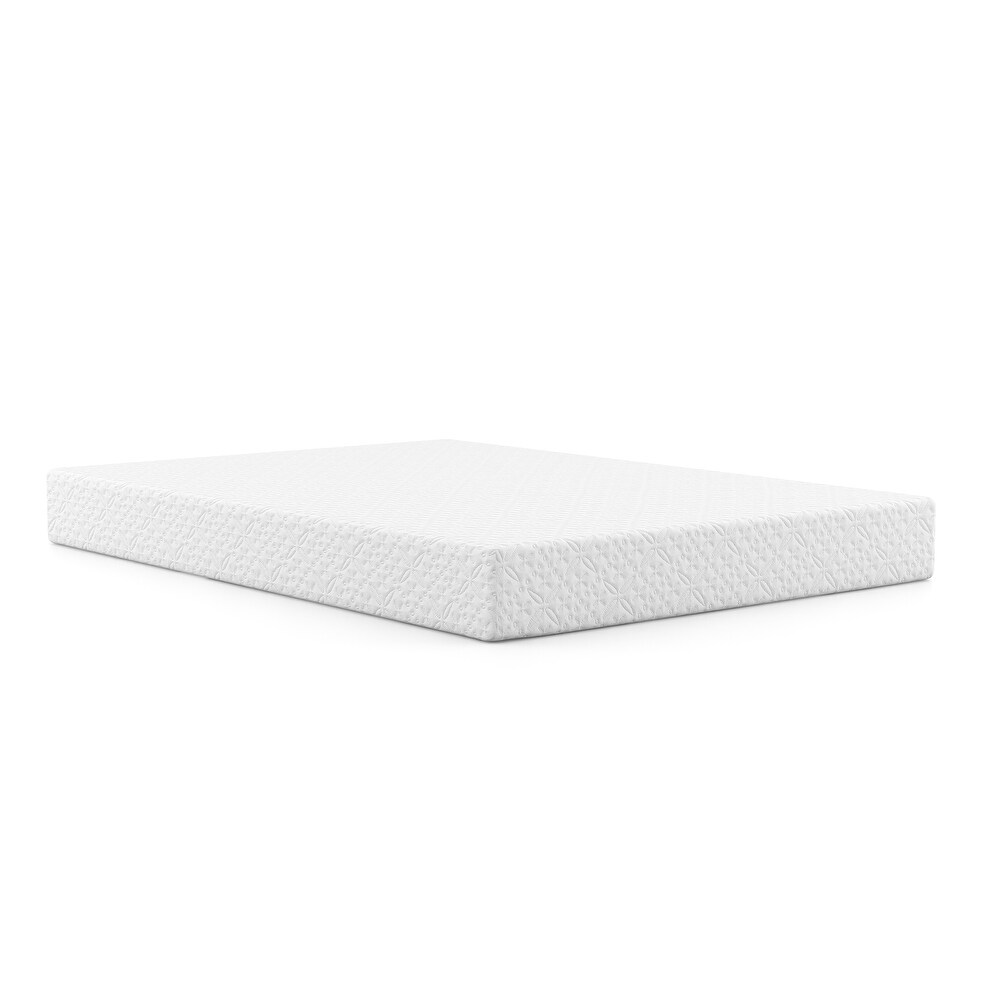 Caspia Contemporary White 8 inch Memory Foam Mattress by Furniture of America