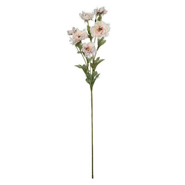 Pink Silk Decorative Artificial Penony Faux Flowers