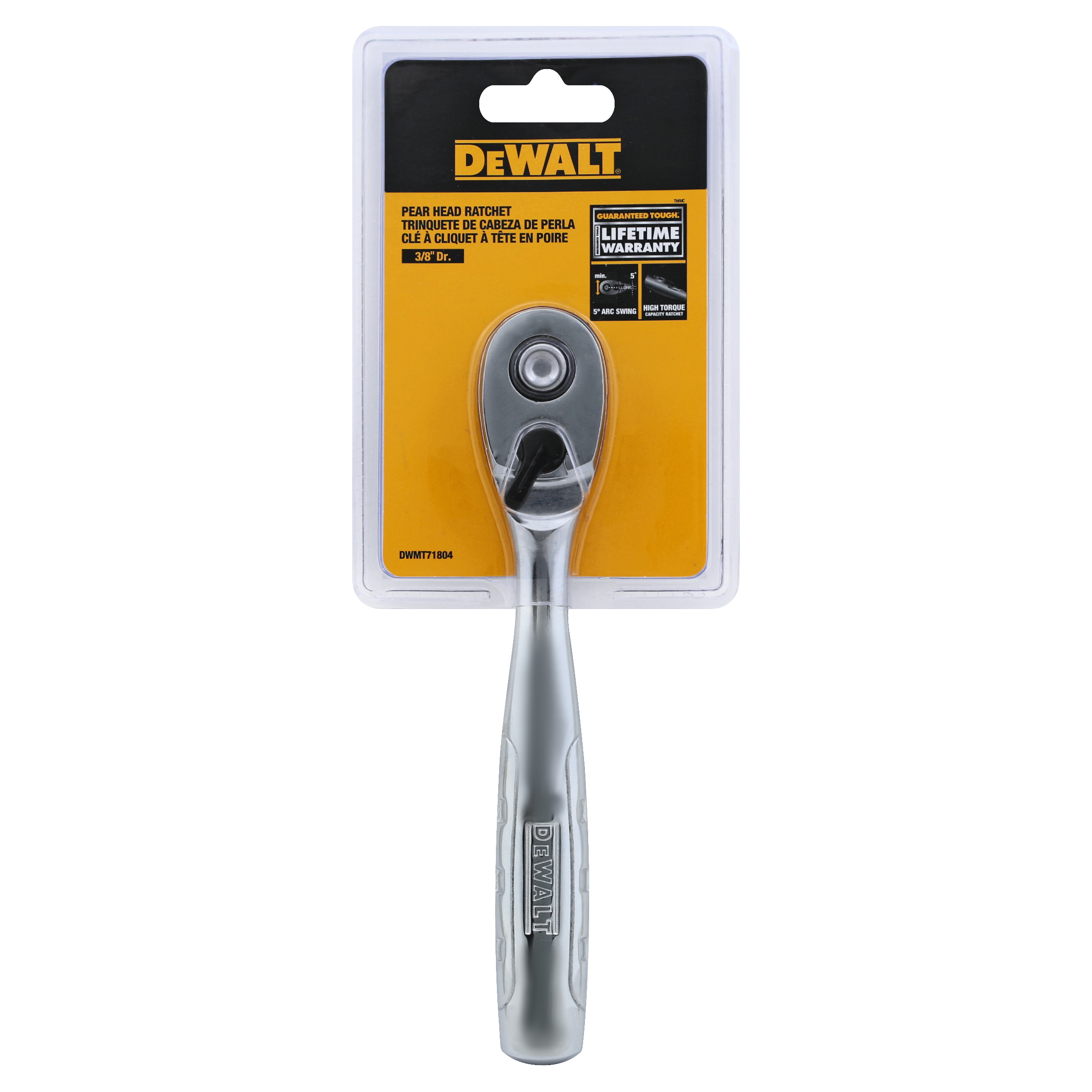 DW-DWMT71804 3/8 In. Drive Pear Head Ratchet