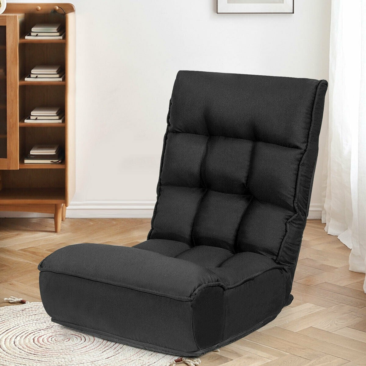 Folding Floor Gaming Chair Sleeper 4-Position Adjustable