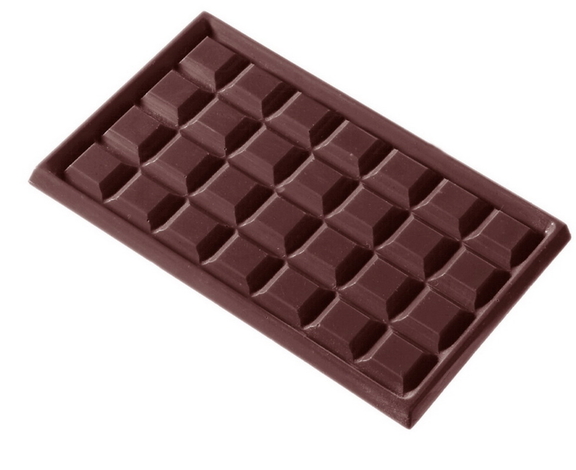 Chocolate World CW2108 Chocolate mould tablet 4x7 ...